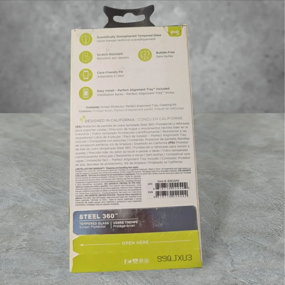 Pure Gear‎ Steel 360 Screen Protector Glass for Google Pixel 4 See Description